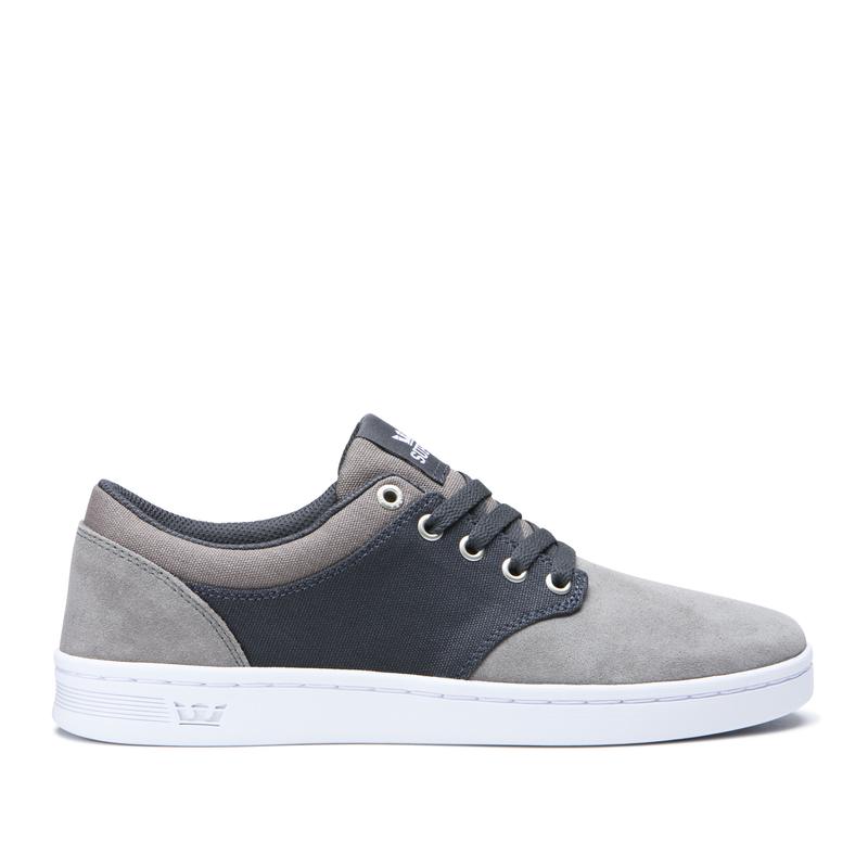 Supra CHINO COURT Sneaker Low Damen Grau / Navy Deutsch SAFCT9260